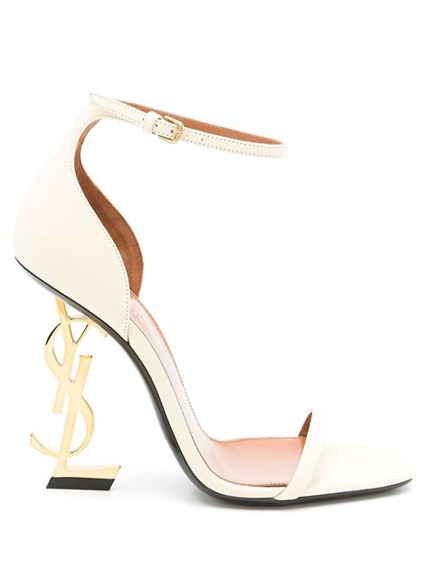 yves saint laurent heels white|ysl closed toe heels.